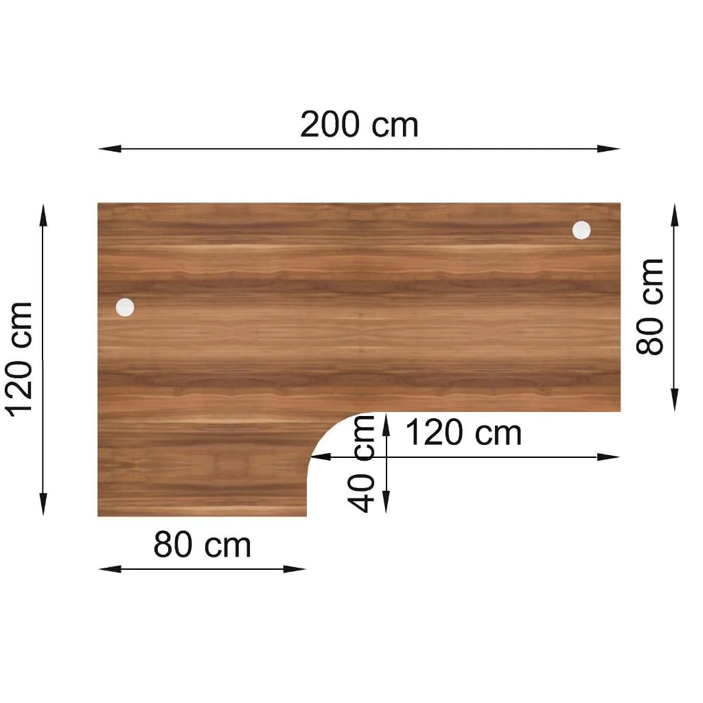 Schreibtisch Q Eckform von Hammerbacher - Produktbild 9 von 15
