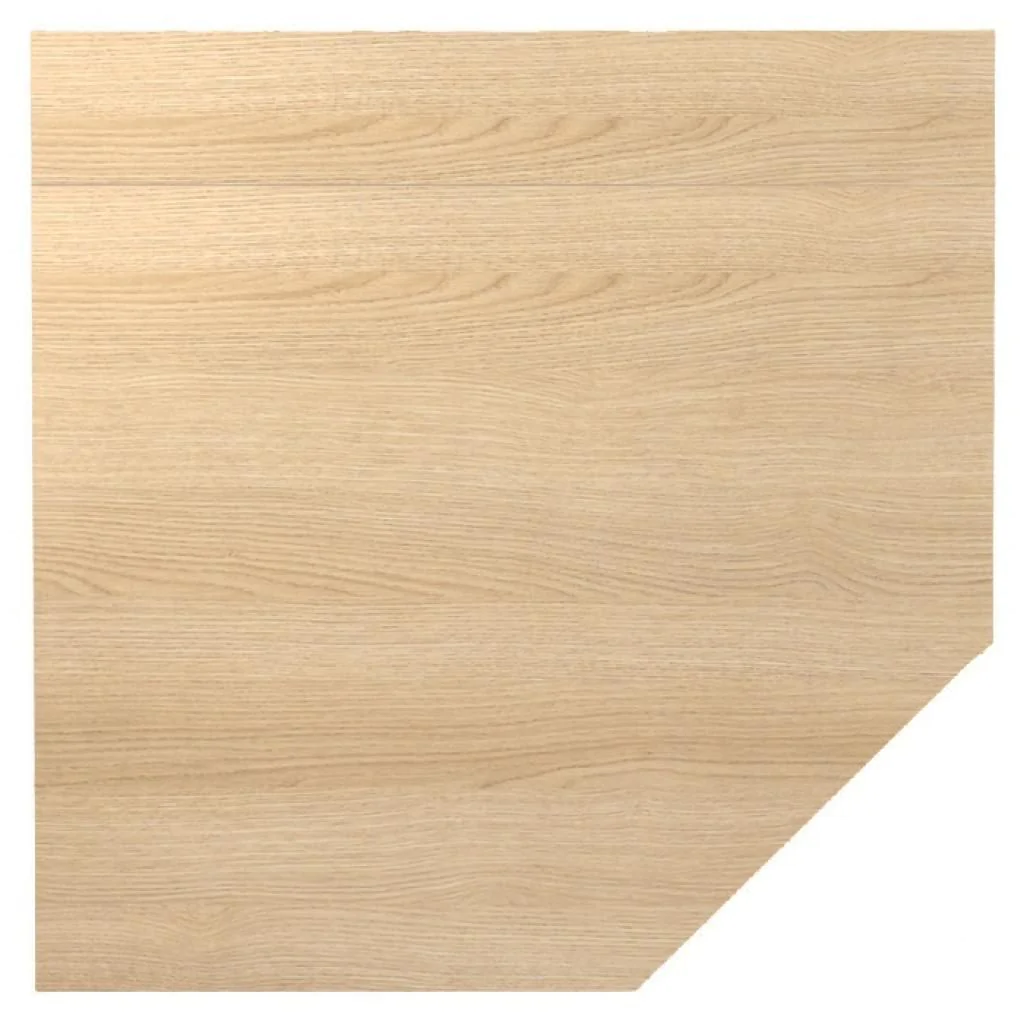 Tischplatte Trapezform mit Stützfuß von Hammerbacher - Produktbild 1 von 8