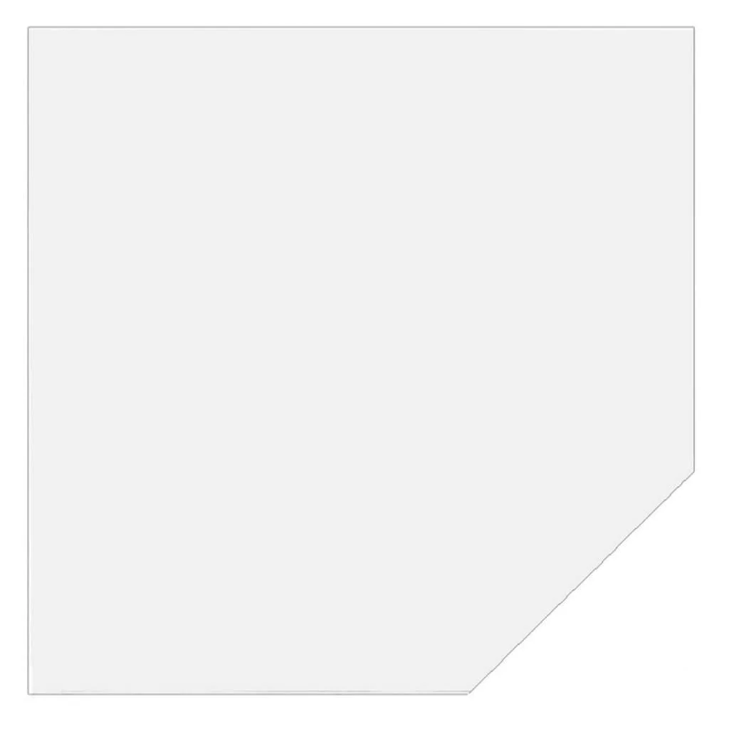 Tischplatte Trapezform mit Stützfuß - HBA-QT12
