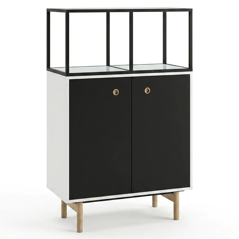 Bridge Flügeltürenschrank inkl. Regaltop 134,4 cm hoch von Bisley - Produktbild 4 von 4
