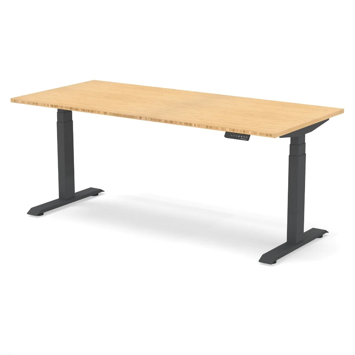 Höhenverstellbarer Schreibtisch Stayble 2.0 Bambus von Deskonia - Produktbild 7 von 7