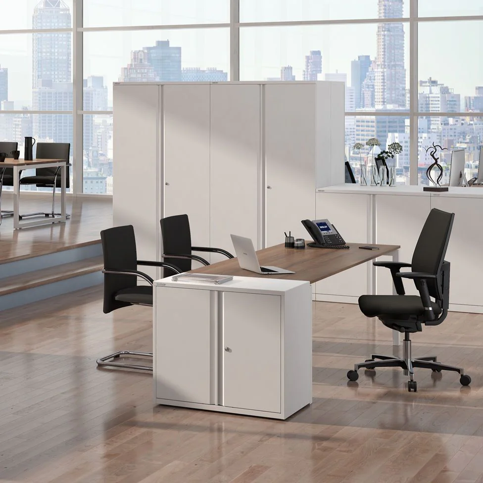 Flügeltürenschrank Essentials B90H100 von Bisley - Produktbild 1 von 4