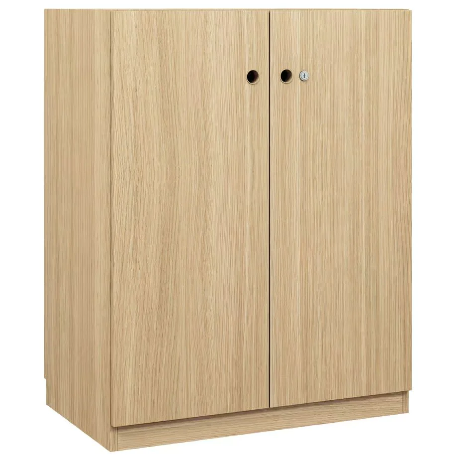 Flügeltürenschrank Pren 2,5 OH 2 Fachböden 80 cm breit von Bisley - Produktbild 1 von 3