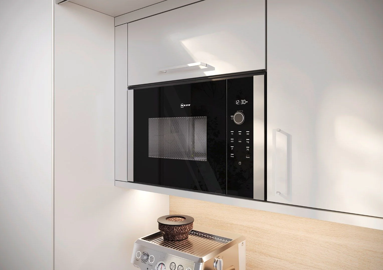 Faltwand-Küche mit Umhausung pop up kitchen von fm Büromöbel - Produktbild 9 von 11