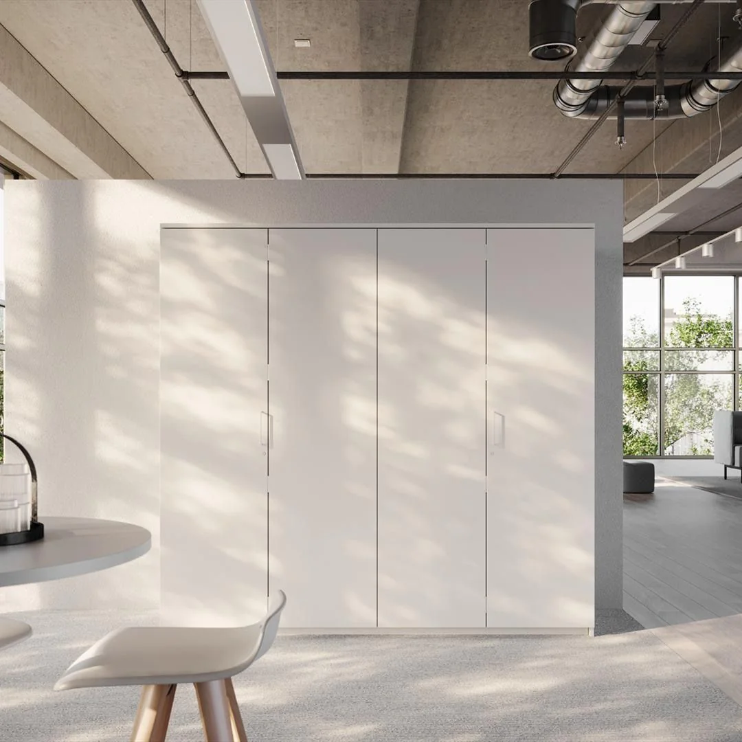 Faltwand-Küche mit Umhausung pop up kitchen von fm Büromöbel - Produktbild 3 von 11