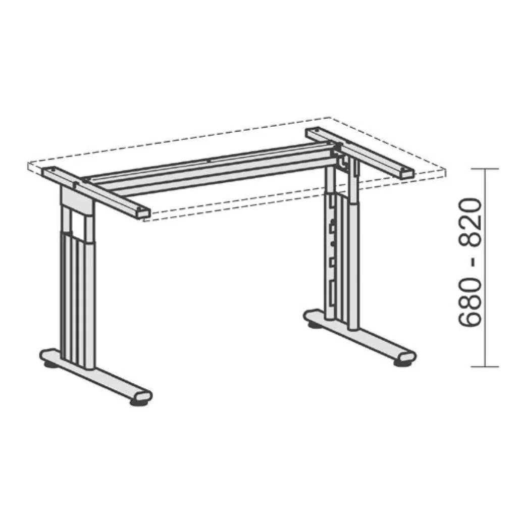 Anbautisch C-Flex 180 x 50 von Geramöbel - Produktbild 5 von 8
