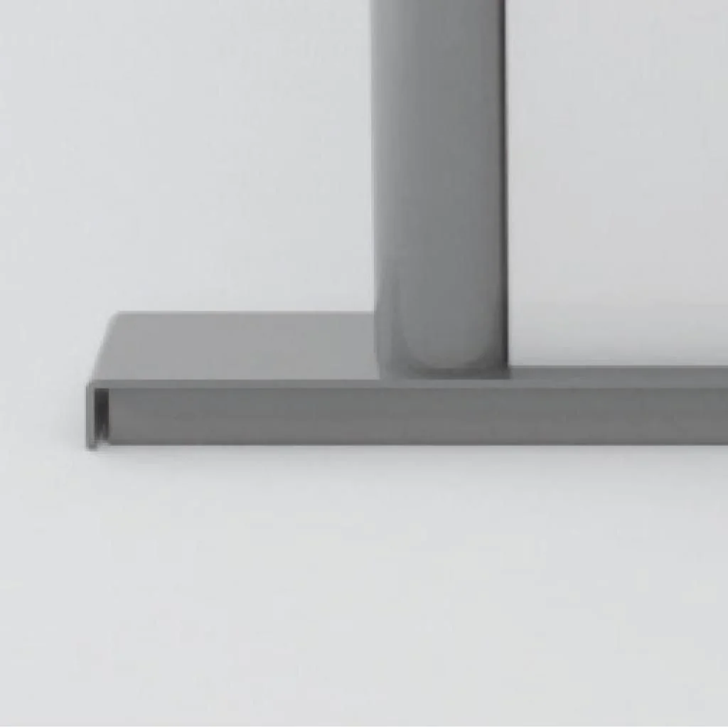 Ansatztisch C-Pro 160 x 50 - Ahorn / Silber von Geramöbel - Produktbild 2 von 9