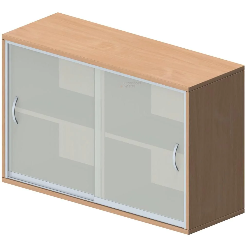 Schiebetürenschrank Pro 2 OH mit Mittelwand - Glas von Geramöbel - Produktbild 8 von 12