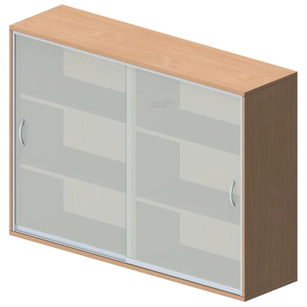 Schiebetürenschrank Pro 3 OH mit Mittelwand - Glas von Geramöbel - Produktbild 11 von 14