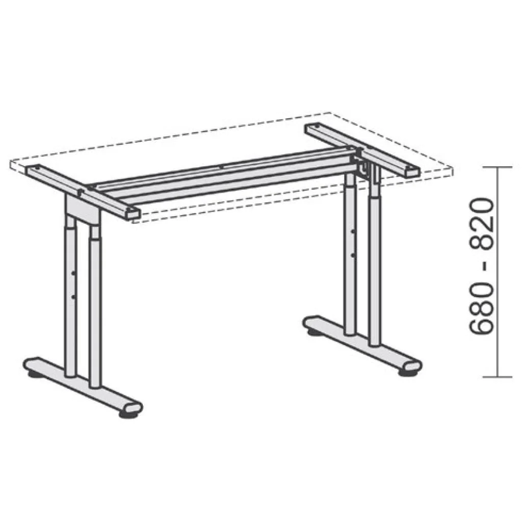 Kabeldurchlassbuchse unmontiert 60 mm - Silber von Geramöbel - Produktbild 5 von 7