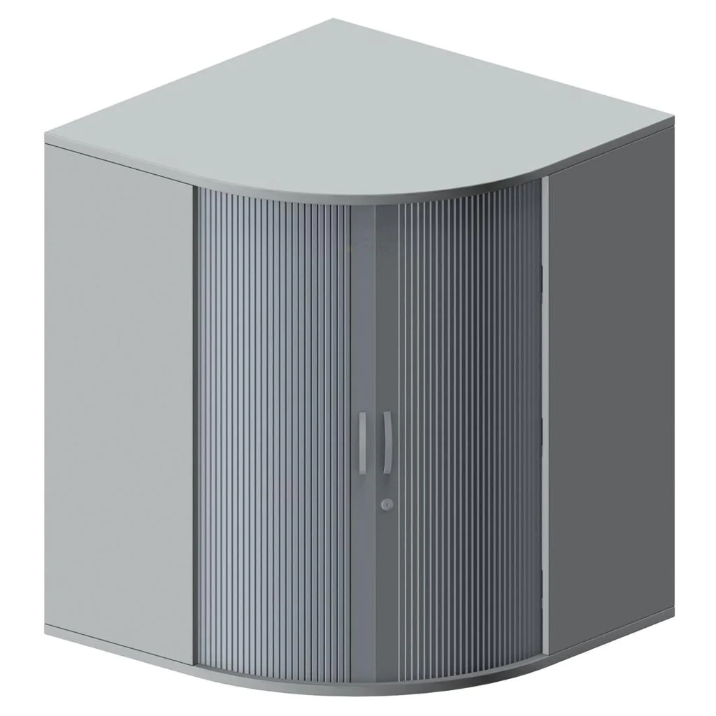 Rollladenschrank Pro 3 OH mit Ordnerrondell von Geramöbel - Produktbild 8 von 10