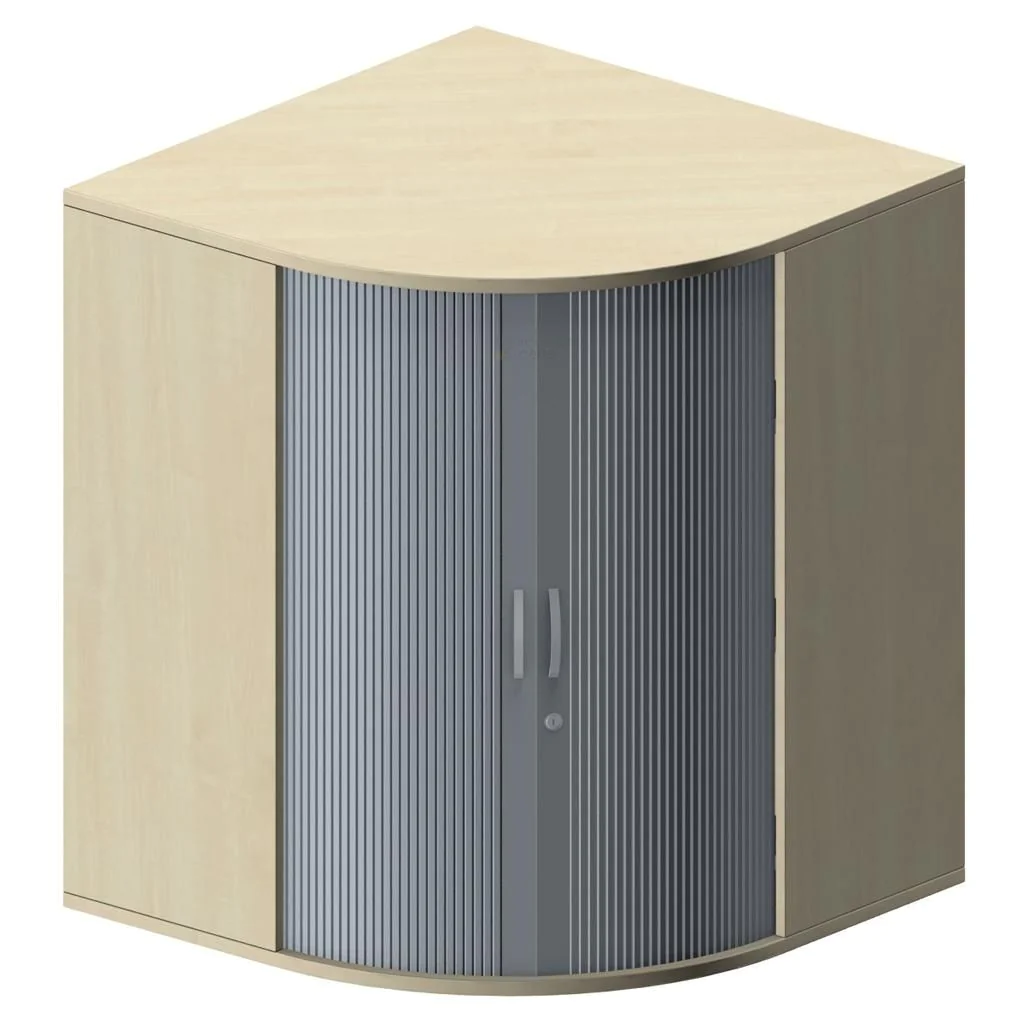 Rollladenschrank Pro 3 OH mit Ordnerrondell von Geramöbel - Produktbild 3 von 10
