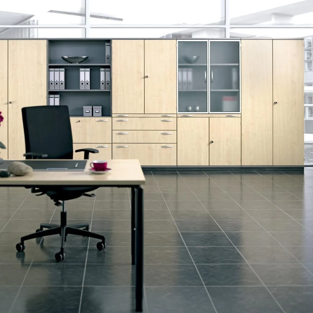 Regal Pro 5 OH mit Mittelwand von Geramöbel - Produktbild 9 von 10