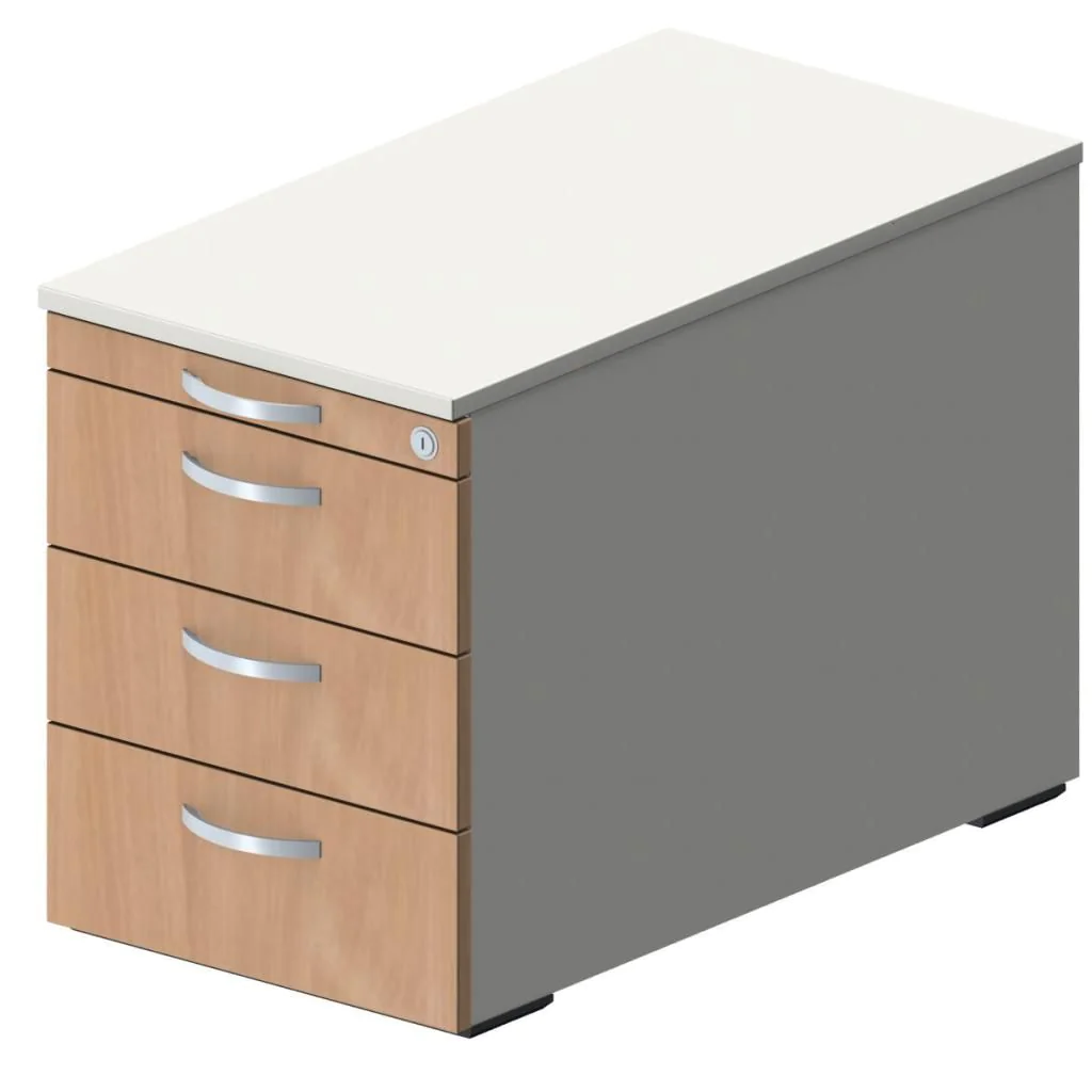 Rollcontainer 4S - T 80 cm von Geramöbel - Produktbild 11 von 16