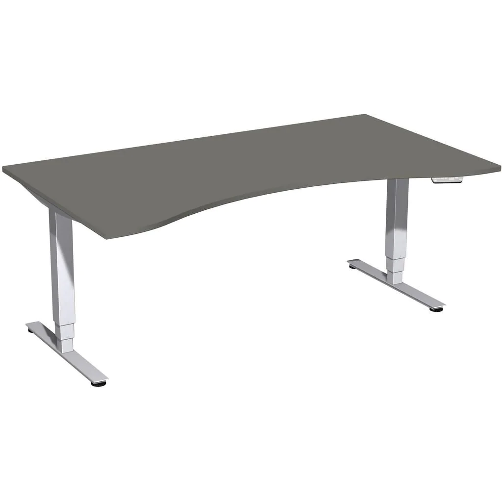 Höhenverstellbarer Schreibtisch Elektro Pro+ Ergoform von Geramöbel - Produktbild 4 von 7