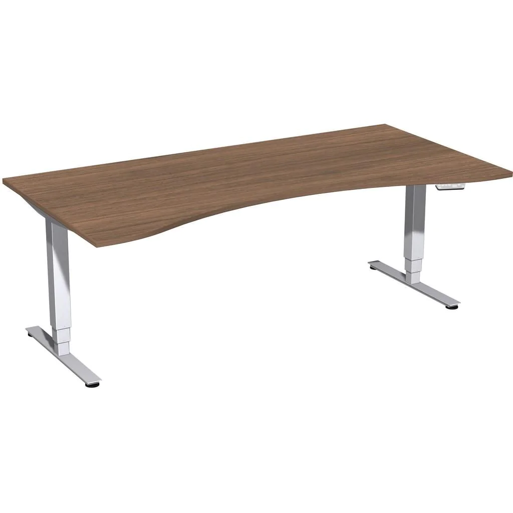 Höhenverstellbarer Schreibtisch Elektro Pro+ Ergoform von Geramöbel - Produktbild 6 von 7