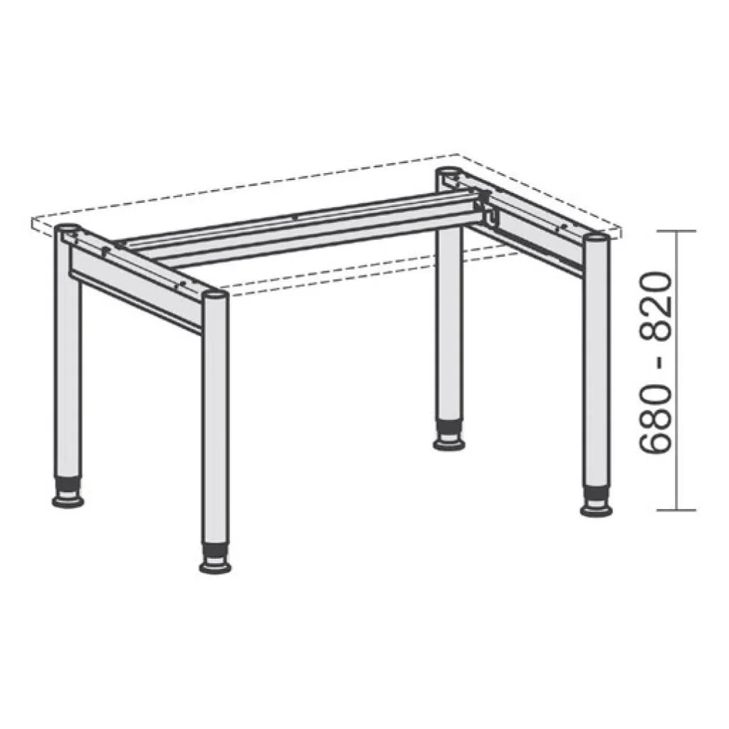 Schreibtisch 4-Pro Ergoform von Geramöbel - Produktbild 7 von 13