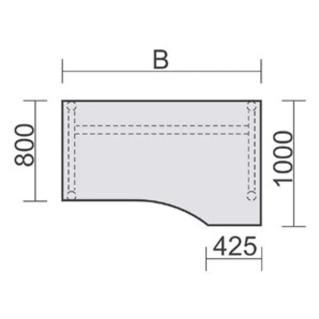 Schreibtisch 4-Pro Freiform von Geramöbel - Produktbild 7 von 13