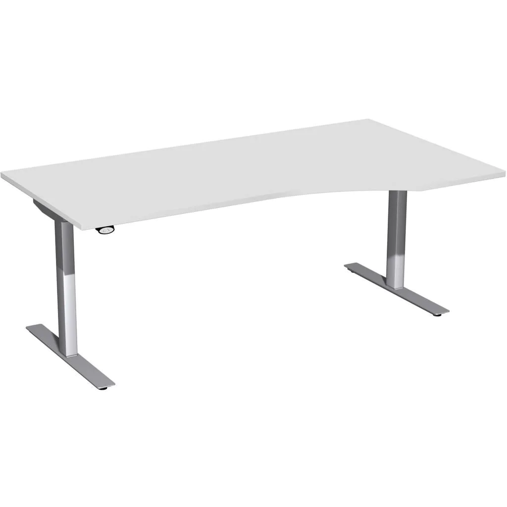 Höhenverstellbarer Schreibtisch Elektro Flex Freiform von Geramöbel - Produktbild 4 von 9
