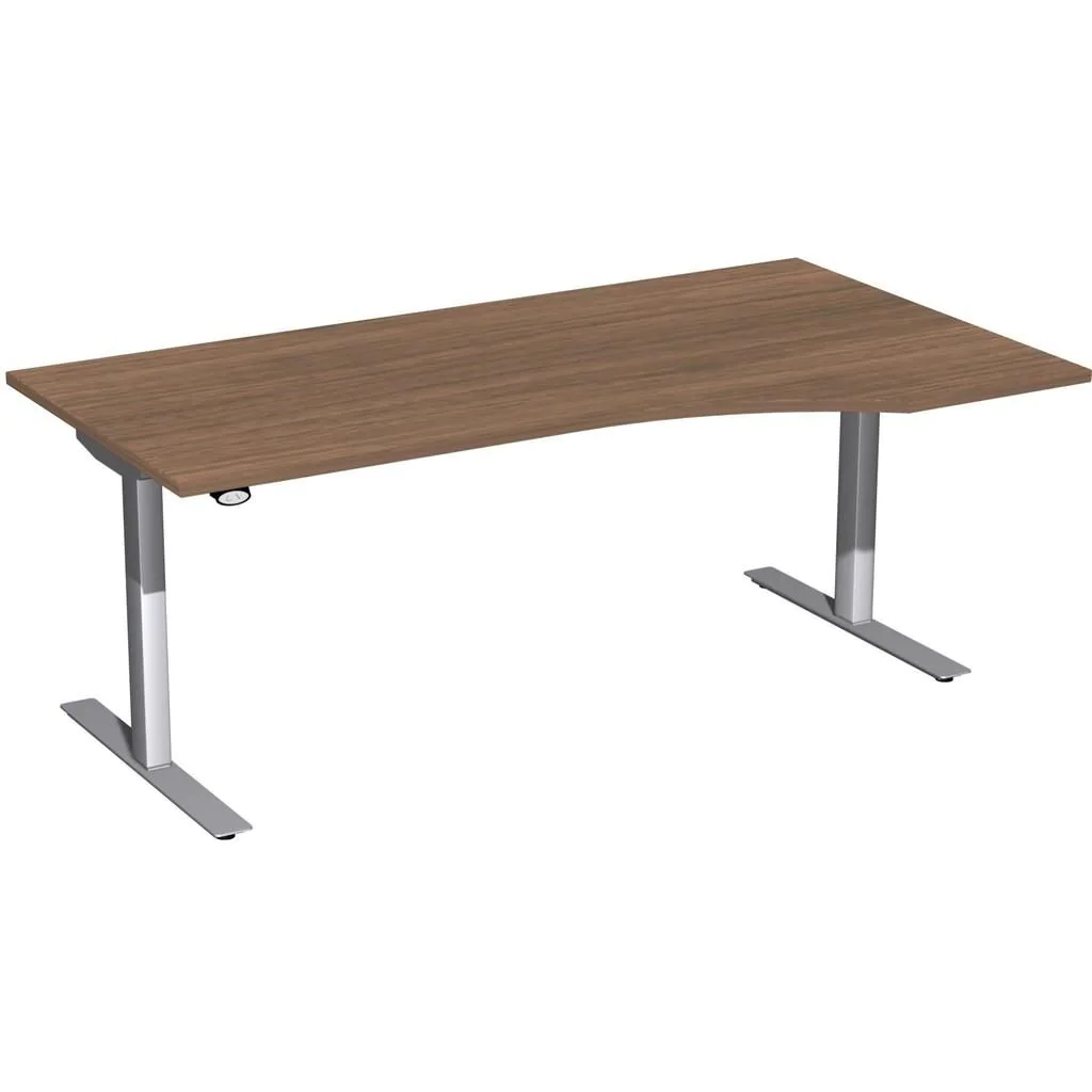 Höhenverstellbarer Schreibtisch Elektro Flex Freiform von Geramöbel - Produktbild 6 von 9