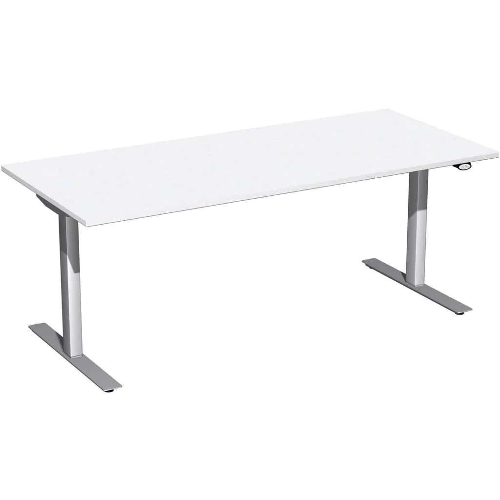 Höhenverstellbarer Schreibtisch Elektro Flex Rechteckform von Geramöbel - Produktbild 10 von 15
