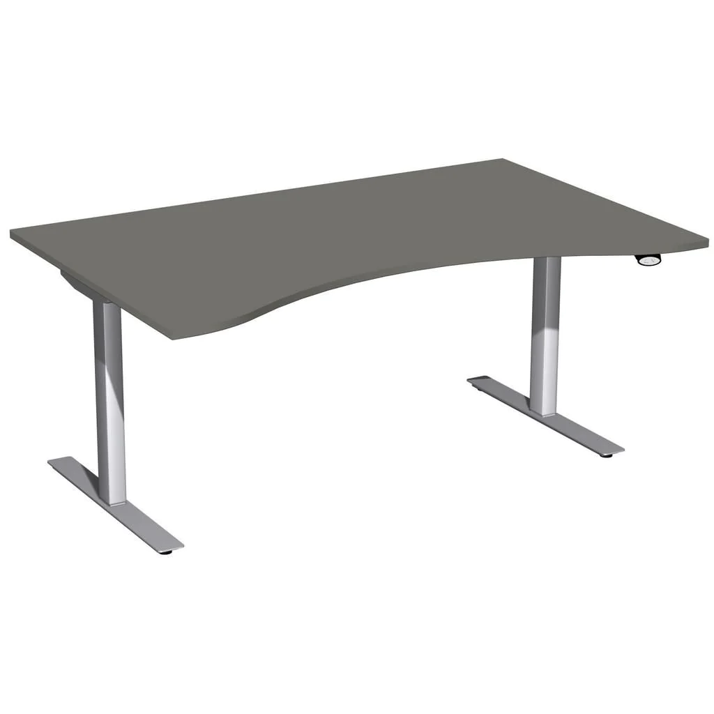 Höhenverstellbarer Schreibtisch Elektro Flex Ergoform von Geramöbel - Produktbild 7 von 12