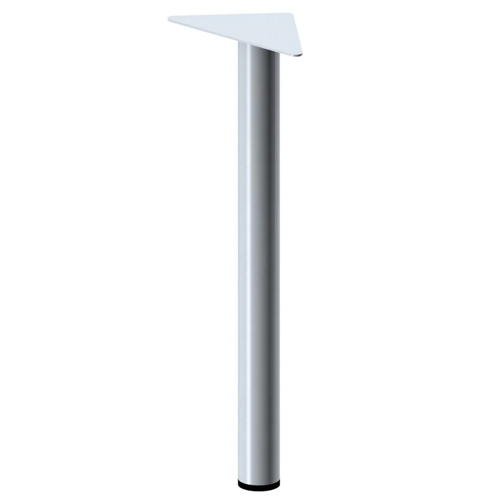 Einzelstützfuß 4-Flex - Silber von Geramöbel - Produktbild 1 von 8