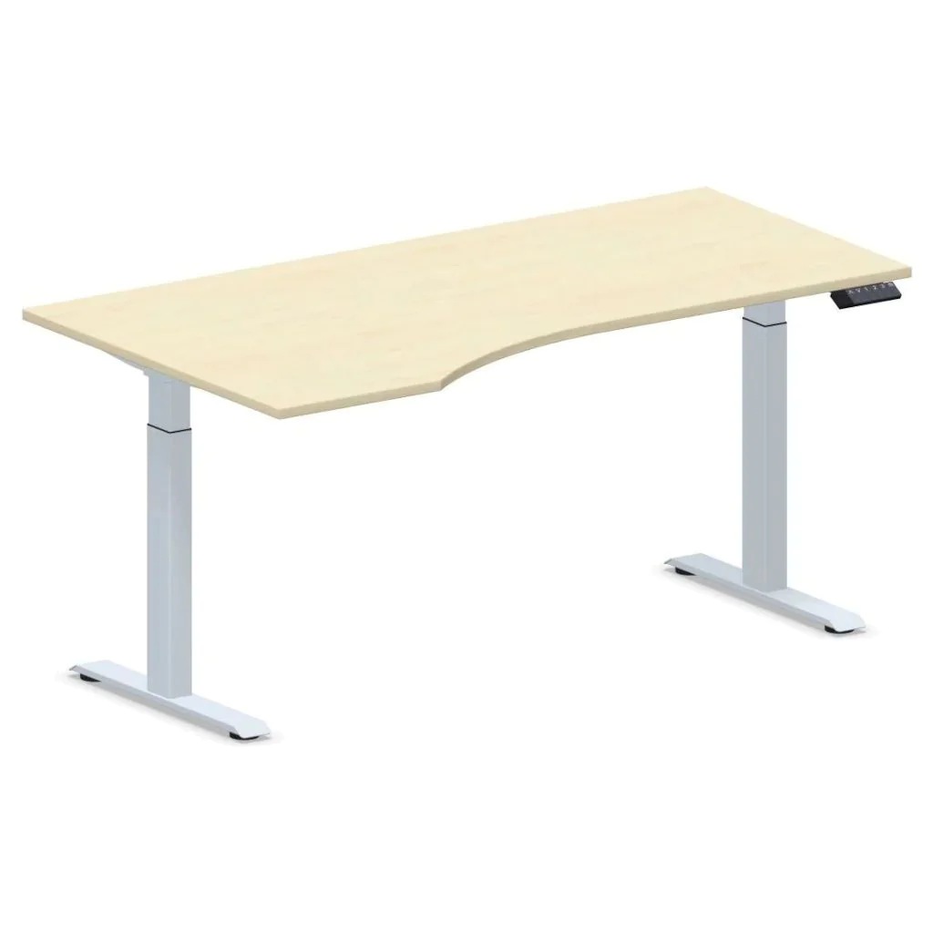 Höhenverstellbarer Schreibtisch Elevate Basic Freiform von Geramöbel - Produktbild 5 von 5