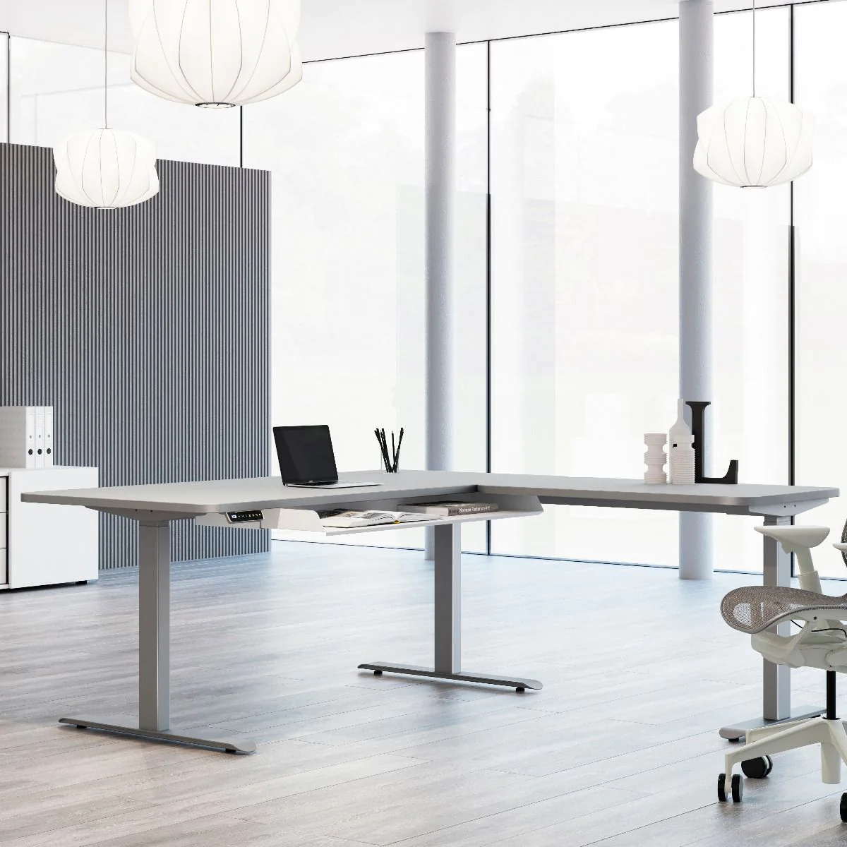 Höhenverstellbarer Schreibtisch Move 3 Premium von Kerkmann - Produktbild 5 von 6