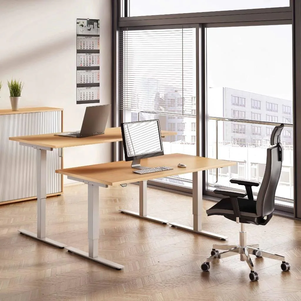 Höhenverstellbarer Schreibtisch XMST von Hammerbacher - Produktbild 5 von 14
