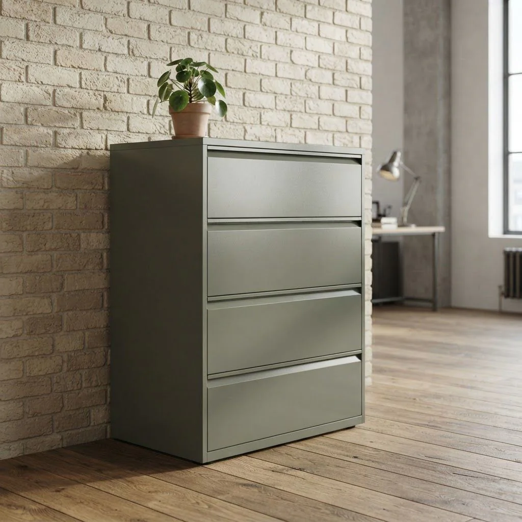 Hängeregistraturschrank Essentials, 4 Schubladen, 100 cm breit von Bisley - Produktbild 2 von 4