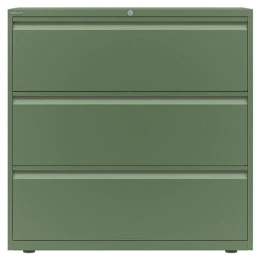 Hängeregistraturschrank Essentials, 3 Schubladen, 100 cm breit von Bisley - Produktbild 4 von 4