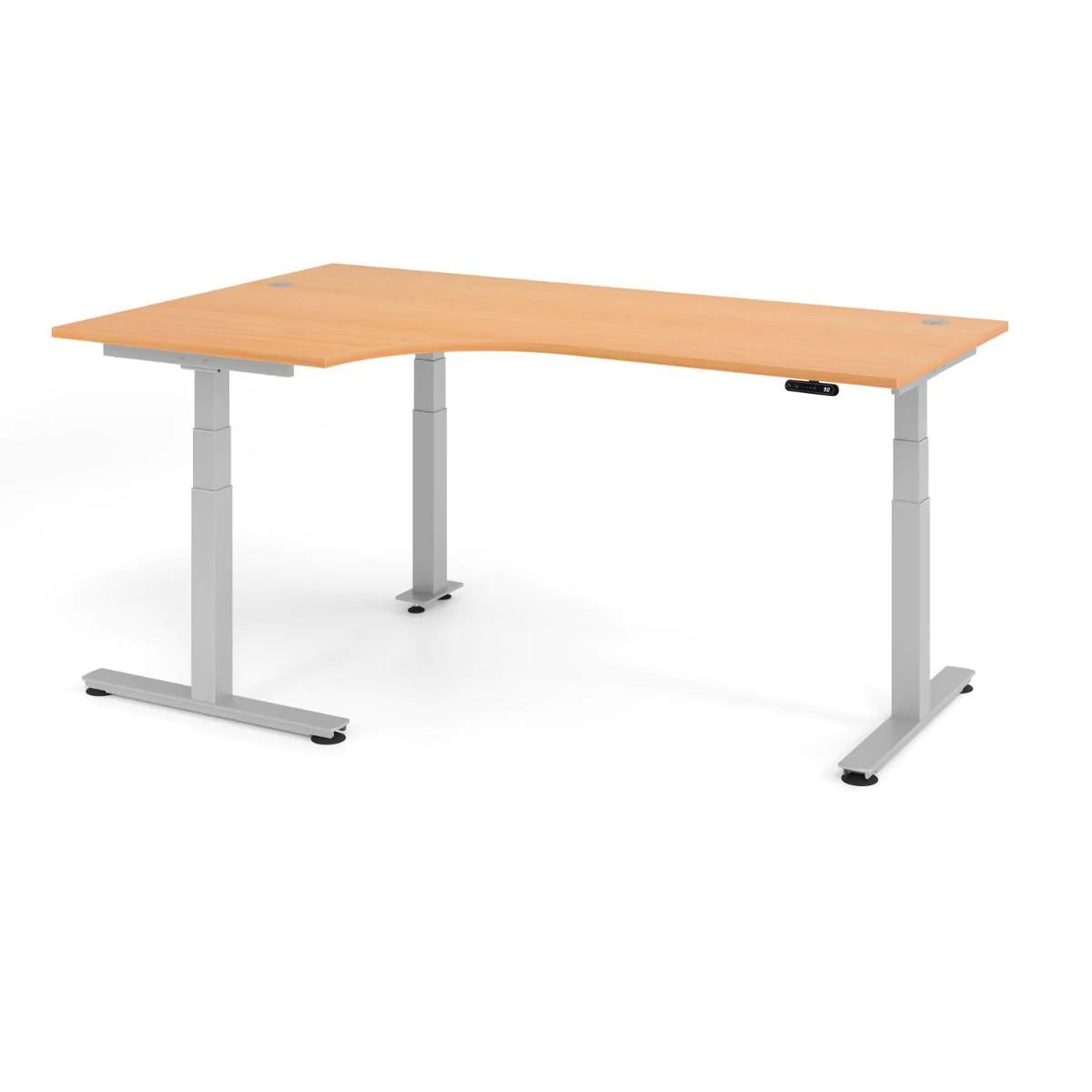 Höhenverstellbarer Schreibtisch XDSM Eckform von Hammerbacher - Produktbild 9 von 14