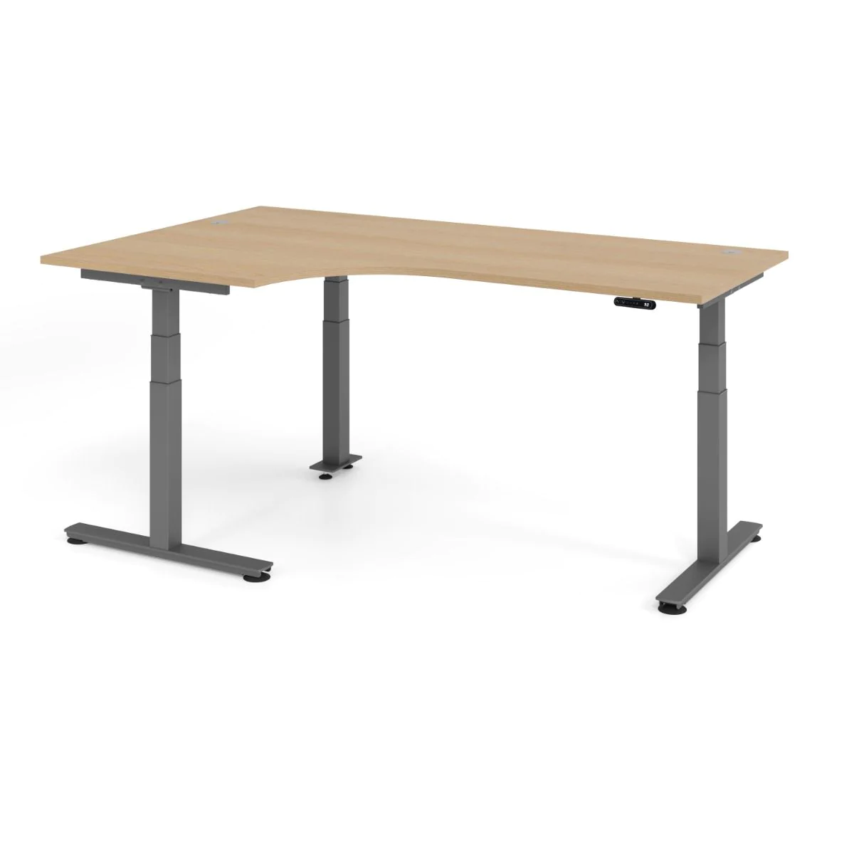 Höhenverstellbarer Schreibtisch XDSM Eckform von Hammerbacher - Produktbild 3 von 14