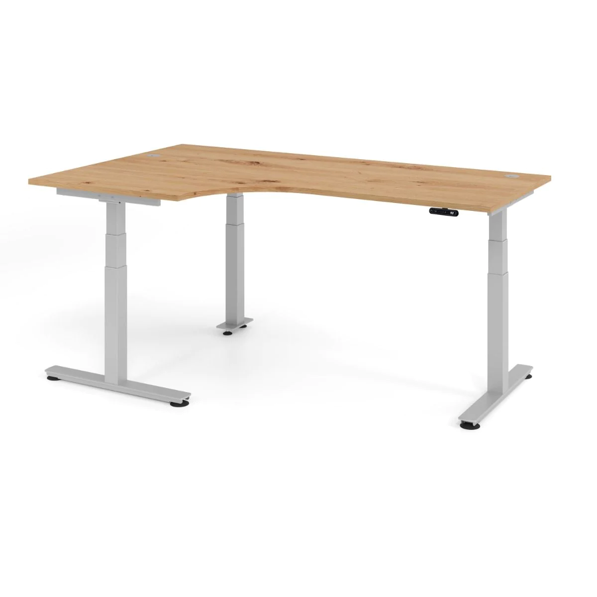 Höhenverstellbarer Schreibtisch XDSM Eckform von Hammerbacher - Produktbild 6 von 14
