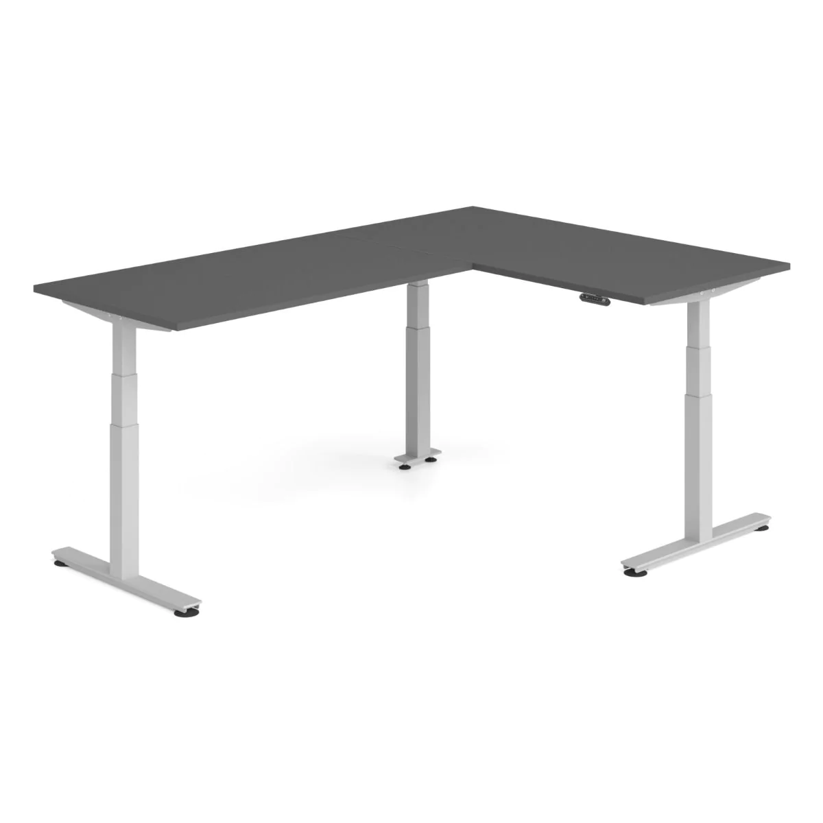 Höhenverstellbarer Schreibtisch XDSMW Eckform von Hammerbacher - Produktbild 4 von 8