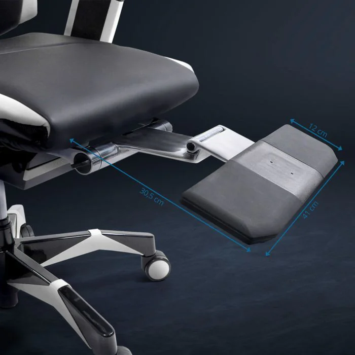 High End Gamingstuhl GENIDIA ELITE PRO schwarz/weiß von HJH - Produktbild 4 von 6