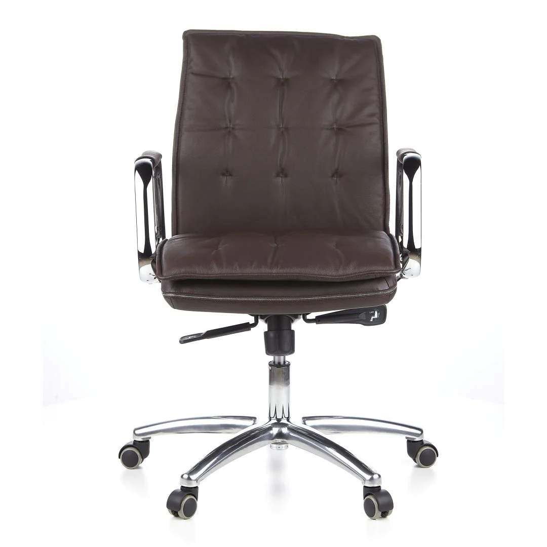 Bürostuhl Chefsessel VILLA 10 Nappaleder - hjh-villa-10