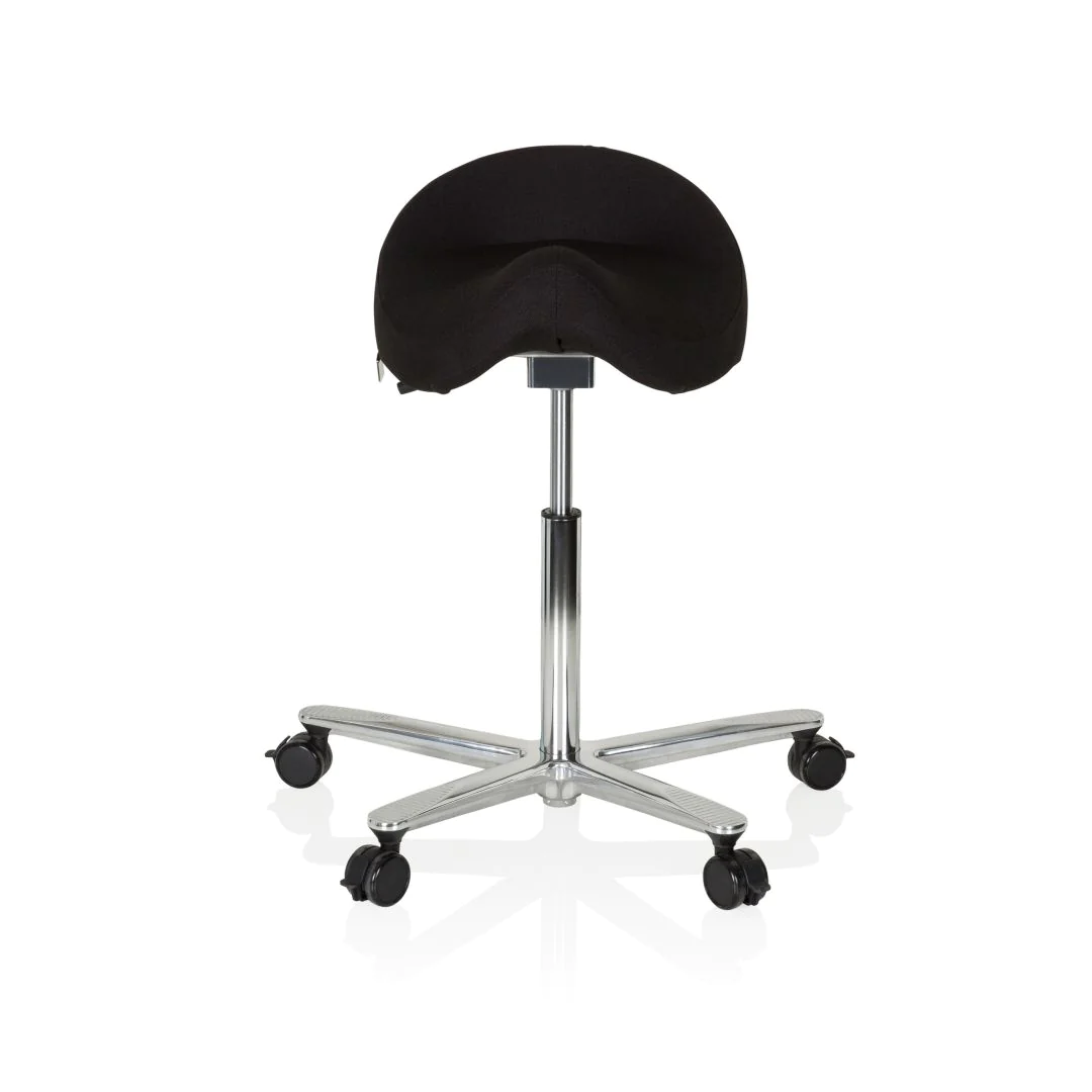 Arbeitstuhl Arbeitshocker MOVE-TEC 3D PRO I Sattel schwarz von HJH - Produktbild 1 von 11