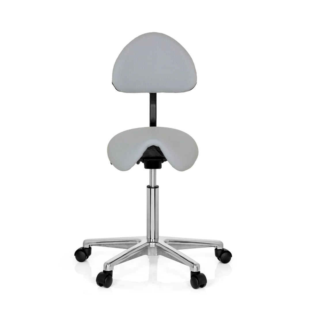 Hocker Drehhocker Arbeitsstuhl Sattel TOP WORK 20 Kunstleder von HJH - Produktbild 4 von 12