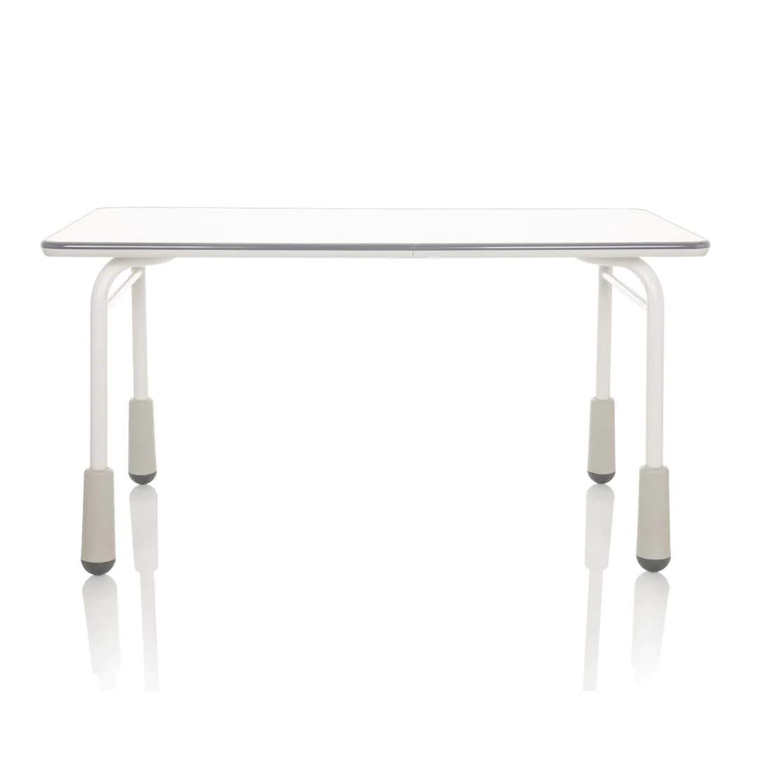 Kinderschreibtisch KID GRO T 120x60 cm höhenverstellbar hellgrau von HJH - Produktbild 1 von 6