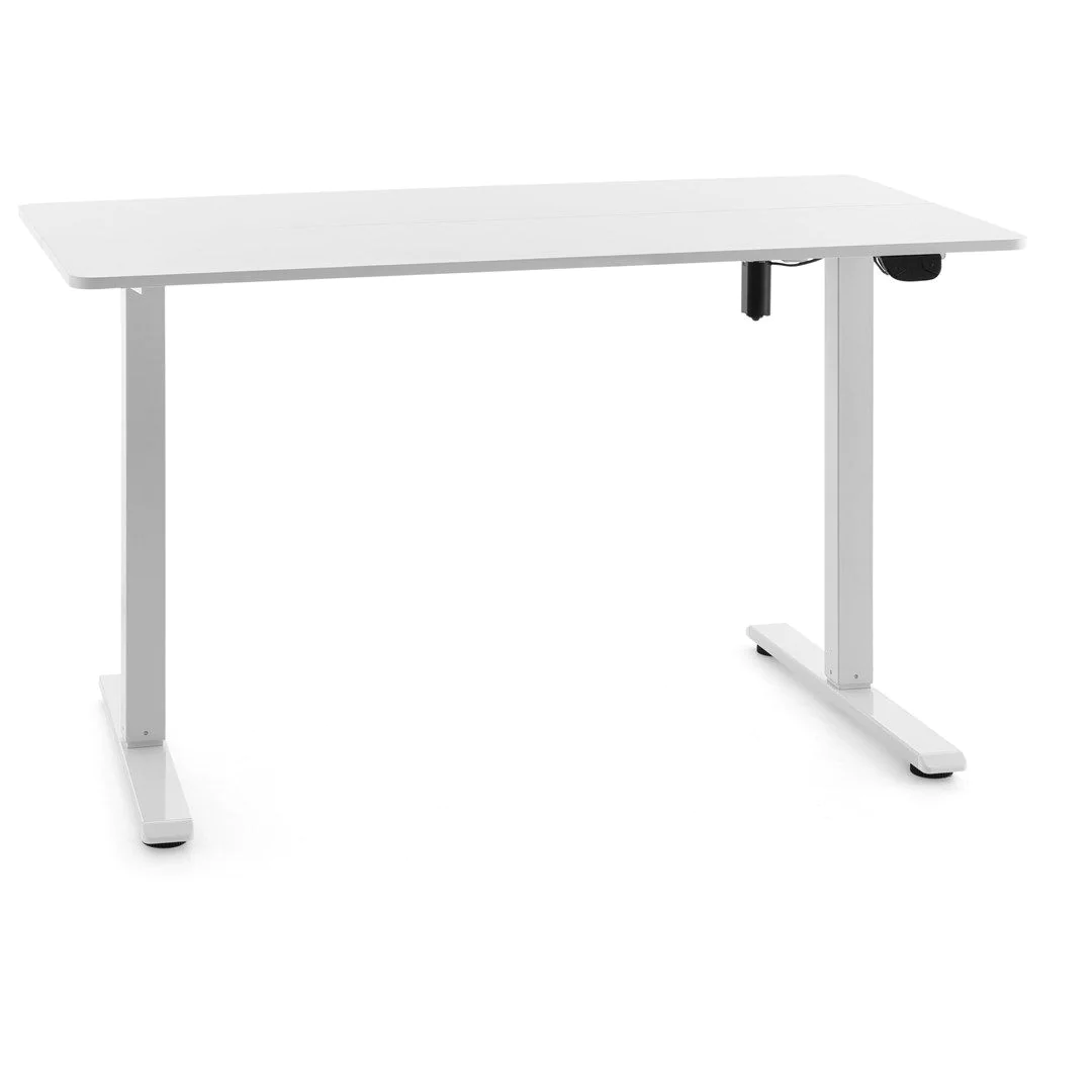 Schreibtisch Worktime 120 x 60 elektrisch höhenverstellbar weiß von HJH - Produktbild 1 von 9
