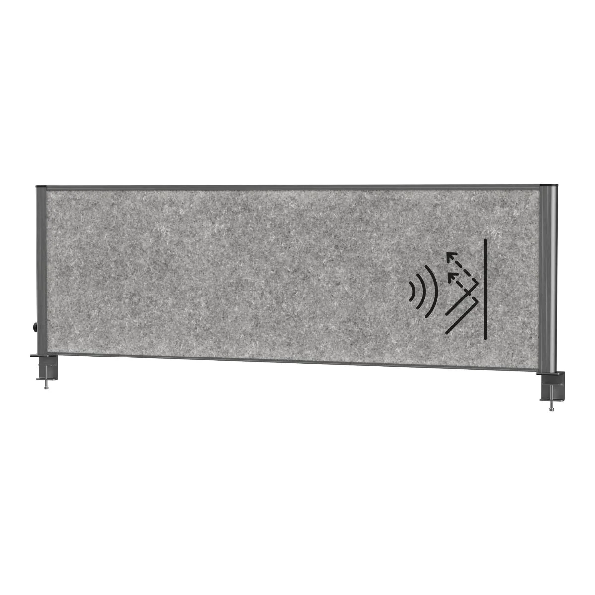 Tisch-Trennwand connecto Uplight von Maul - Produktbild 1 von 8