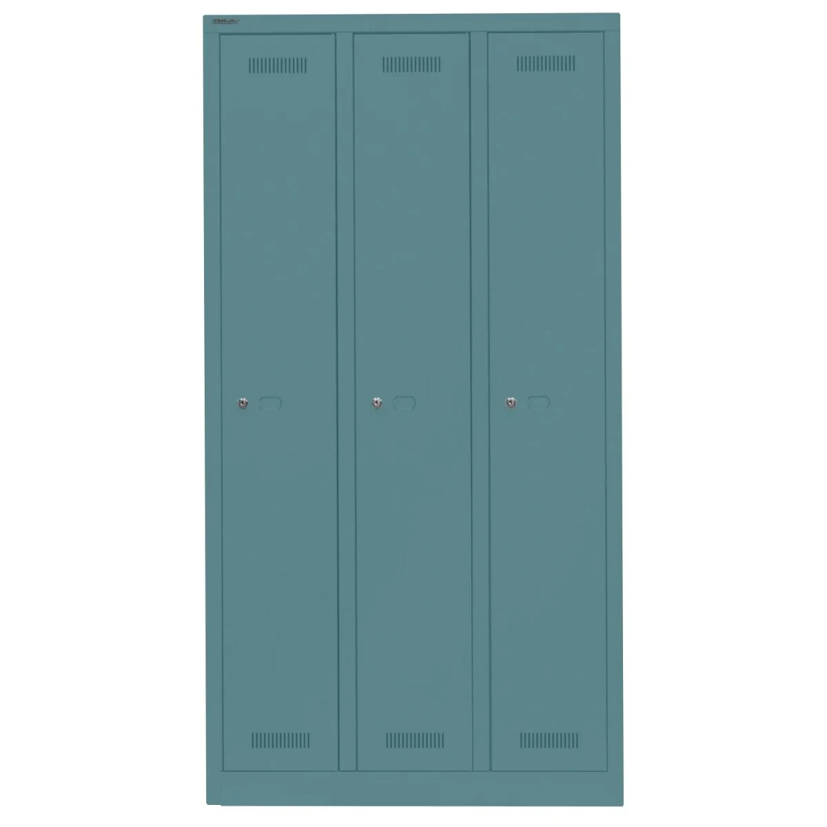 Garderobenschrank Monobloc - 3 Fächer von Bisley - Produktbild 5 von 6