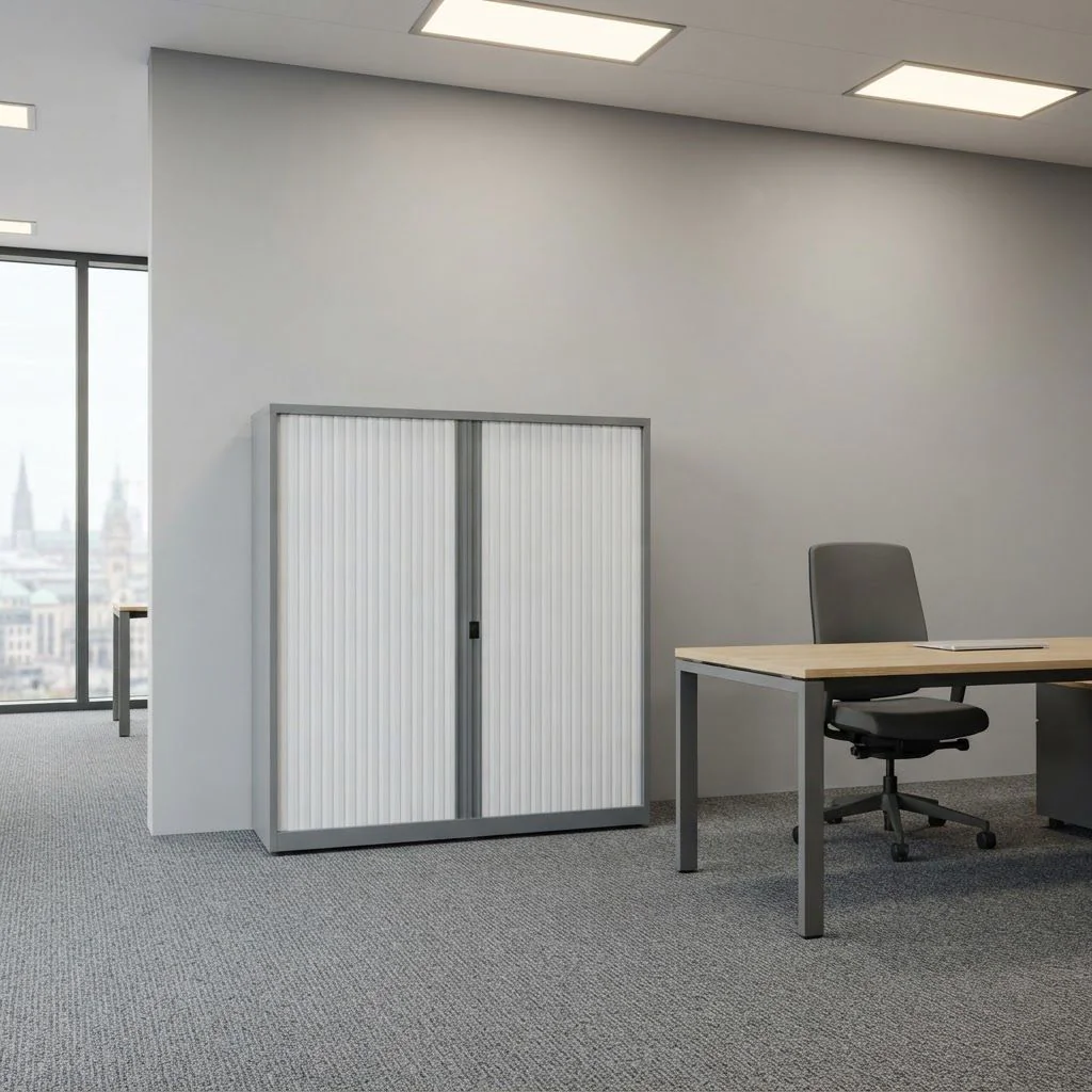 Rollladenschrank LateralFile 120 cm breit von Bisley - Produktbild 2 von 4