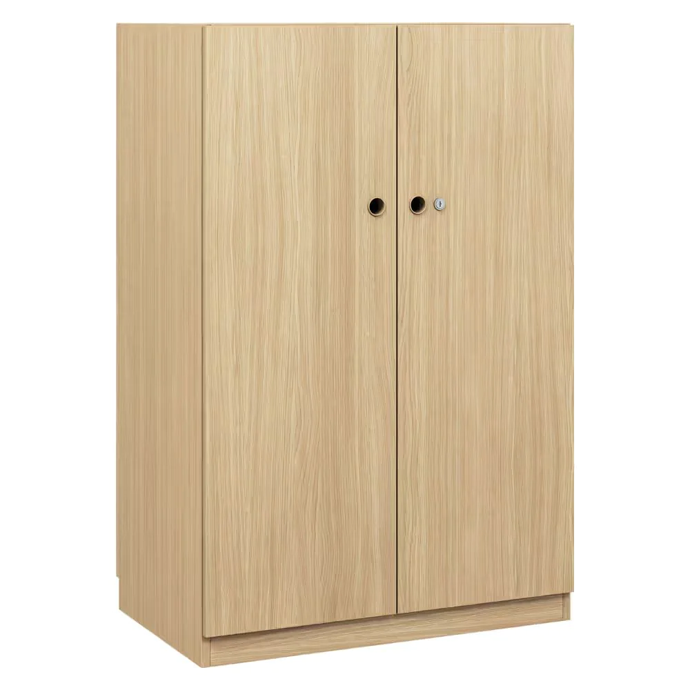 Flügeltürenschrank Pren 3 OH 2 Fachböden 80 cm breit von Bisley - Produktbild 1 von 3