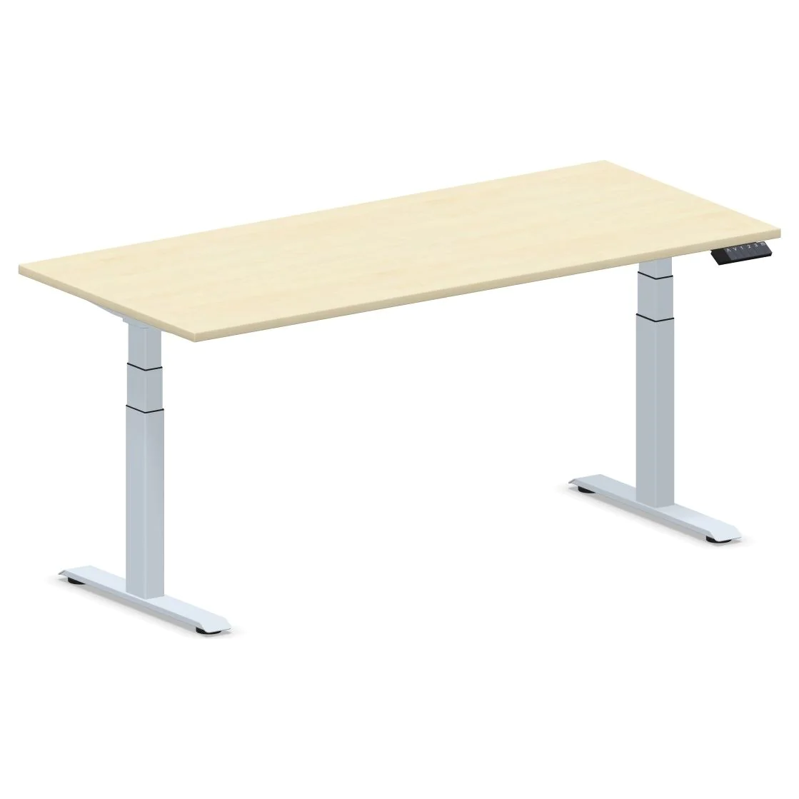 Höhenverstellbarer Schreibtisch Elevate Plus Rechteckform von Geramöbel - Produktbild 4 von 4