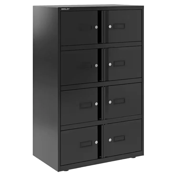 Schließfachschrank Essentials B80H127 von Bisley - Produktbild 2 von 3